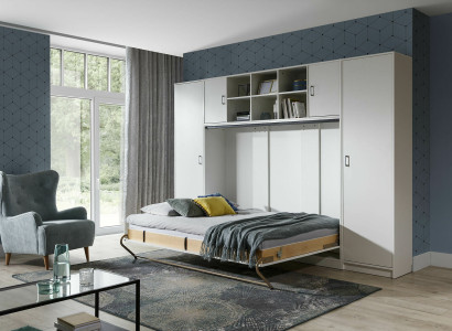 XXL armario guardarropas pared cama armario empotrado camas 90/120/140x200